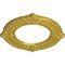 Ekena Millwork Benson Ceiling Medallion (Fits Canopies up to 6 1/8"), 11 1/8"OD x 6 1/8"ID x 5/8"P, Rich Gold CM11BNRGS - alternate 3